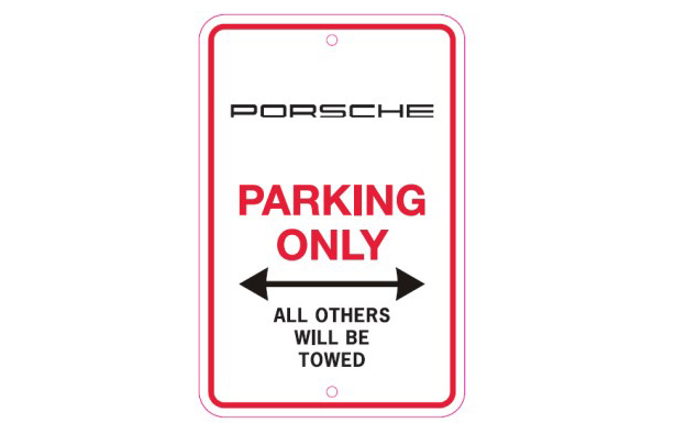 ポルシェ 駐車看板 Porsche Parking Sign : Suncoast Porsche Parts & Accessories